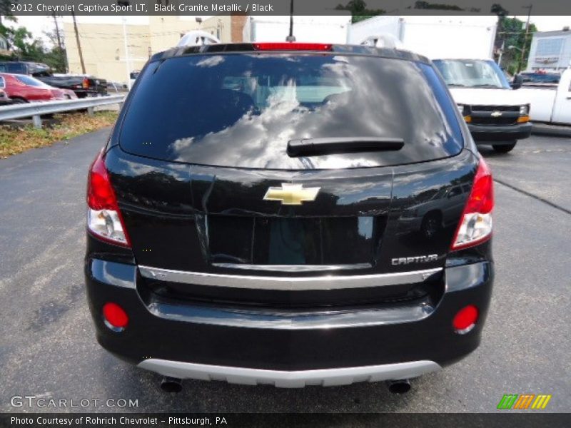 Black Granite Metallic / Black 2012 Chevrolet Captiva Sport LT