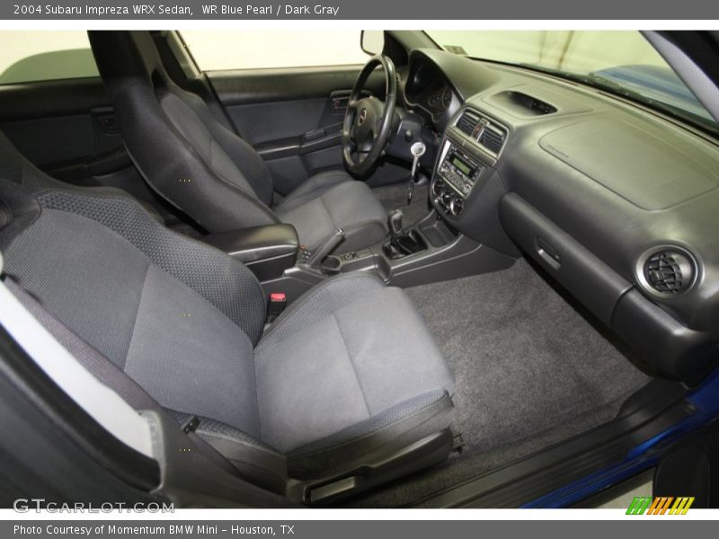 WR Blue Pearl / Dark Gray 2004 Subaru Impreza WRX Sedan