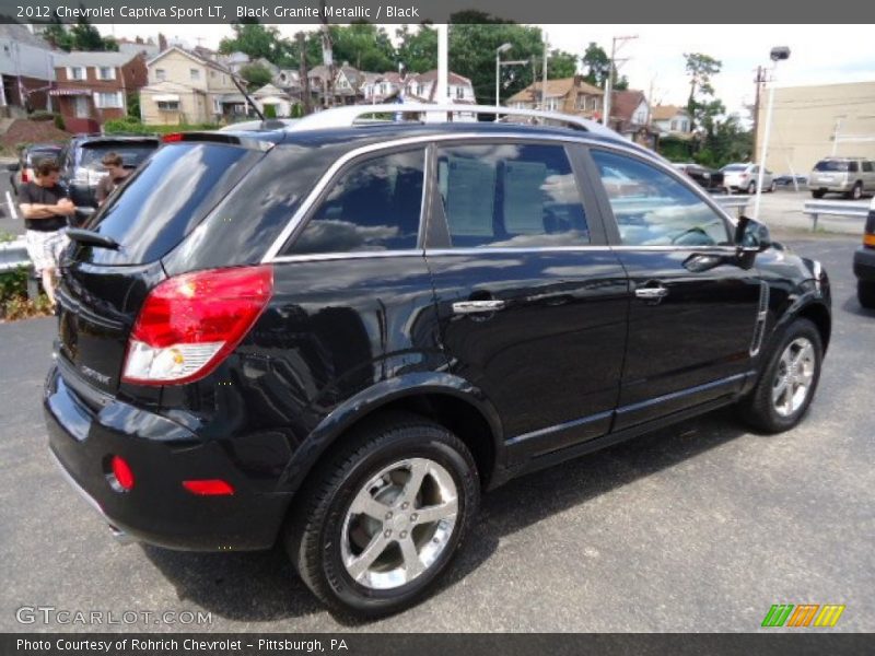 Black Granite Metallic / Black 2012 Chevrolet Captiva Sport LT