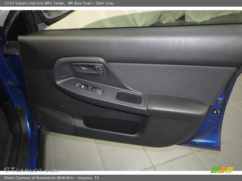 WR Blue Pearl / Dark Gray 2004 Subaru Impreza WRX Sedan