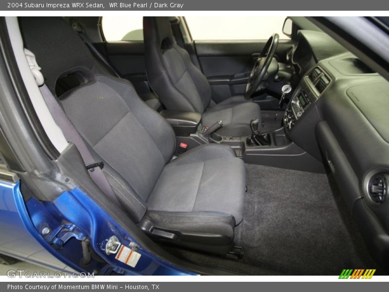  2004 Impreza WRX Sedan Dark Gray Interior