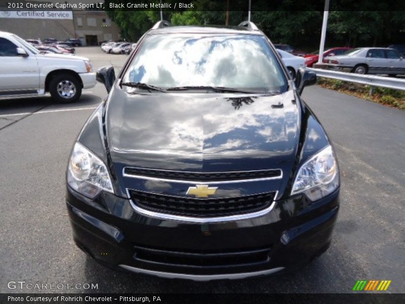 Black Granite Metallic / Black 2012 Chevrolet Captiva Sport LT