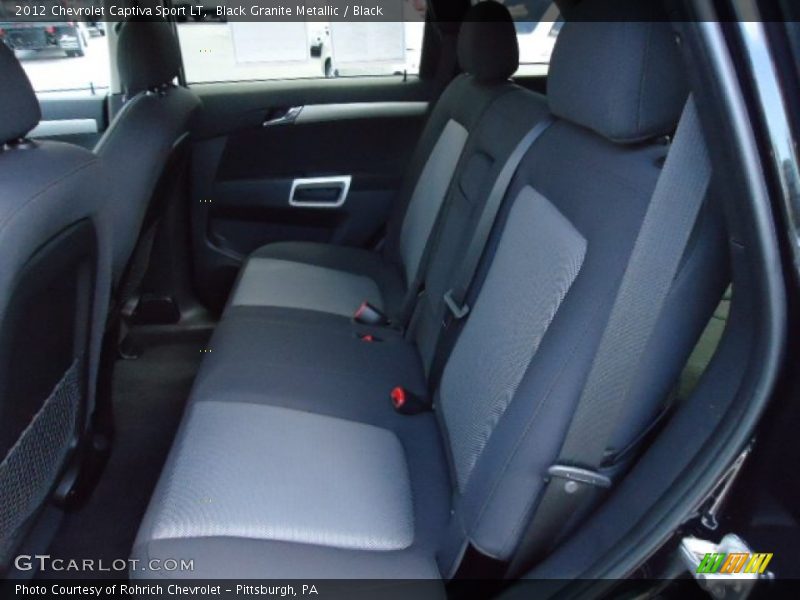 Black Granite Metallic / Black 2012 Chevrolet Captiva Sport LT