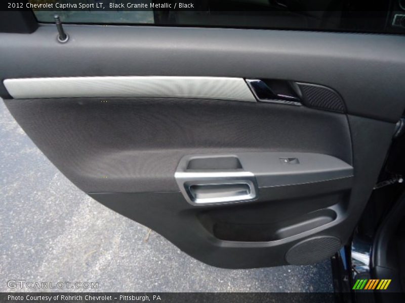 Black Granite Metallic / Black 2012 Chevrolet Captiva Sport LT