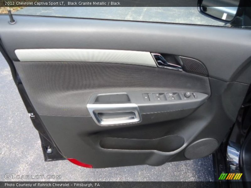Black Granite Metallic / Black 2012 Chevrolet Captiva Sport LT