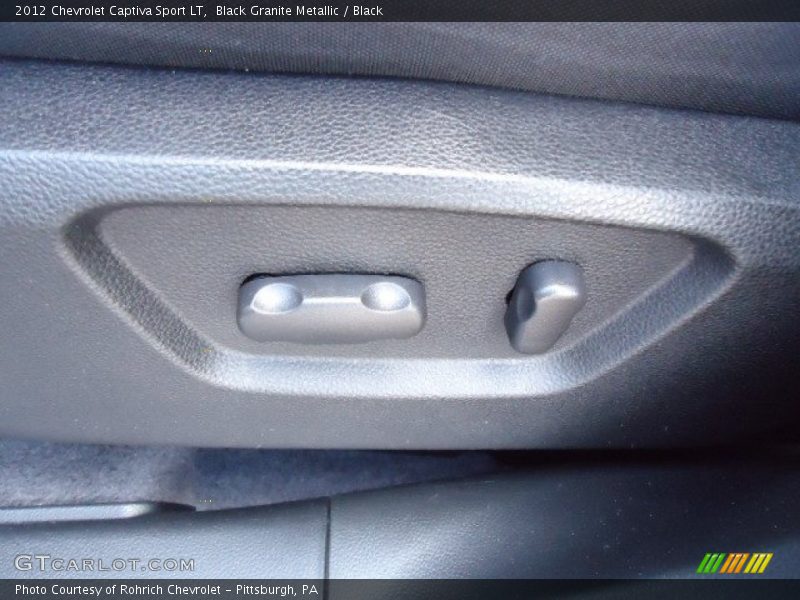 Black Granite Metallic / Black 2012 Chevrolet Captiva Sport LT