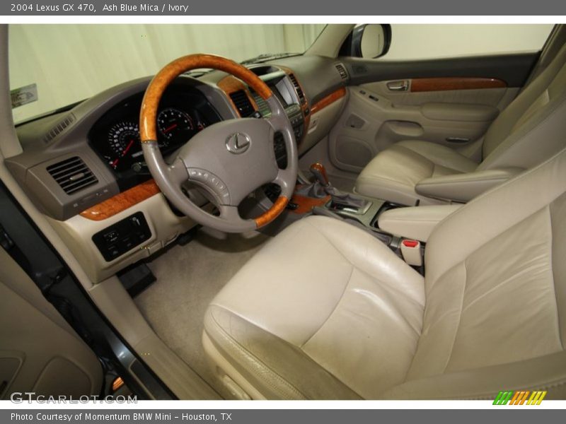 Ash Blue Mica / Ivory 2004 Lexus GX 470