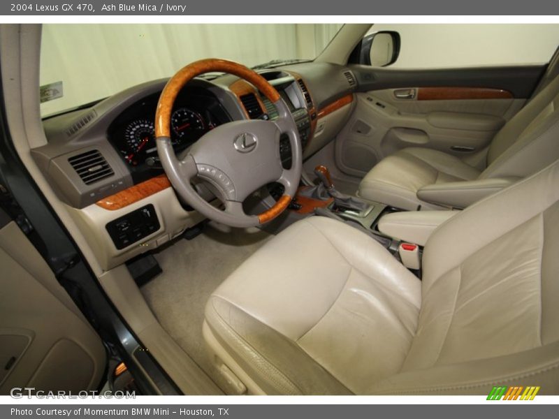 Ash Blue Mica / Ivory 2004 Lexus GX 470