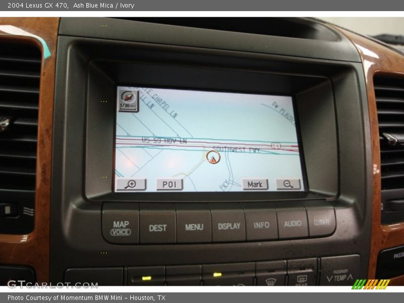 Navigation of 2004 GX 470
