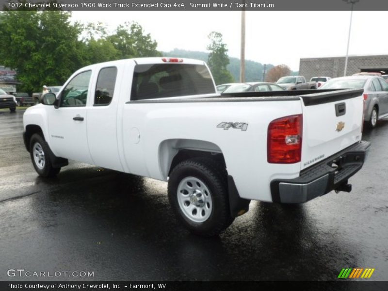  2012 Silverado 1500 Work Truck Extended Cab 4x4 Summit White