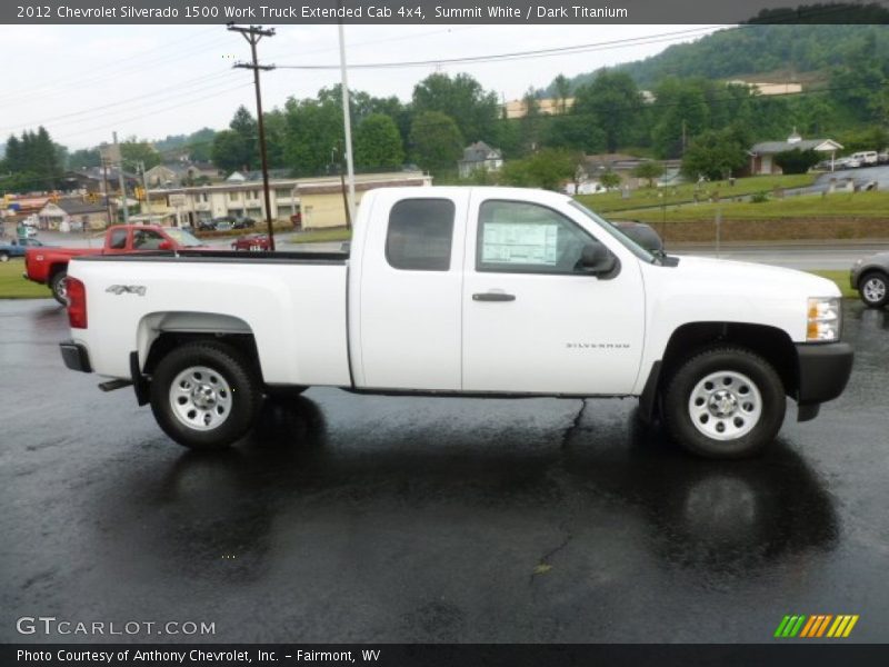  2012 Silverado 1500 Work Truck Extended Cab 4x4 Summit White