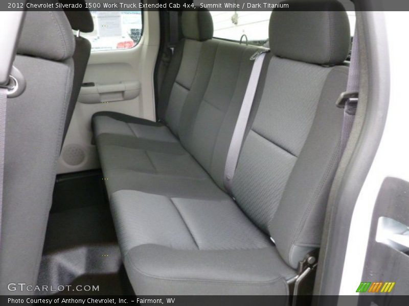 Summit White / Dark Titanium 2012 Chevrolet Silverado 1500 Work Truck Extended Cab 4x4