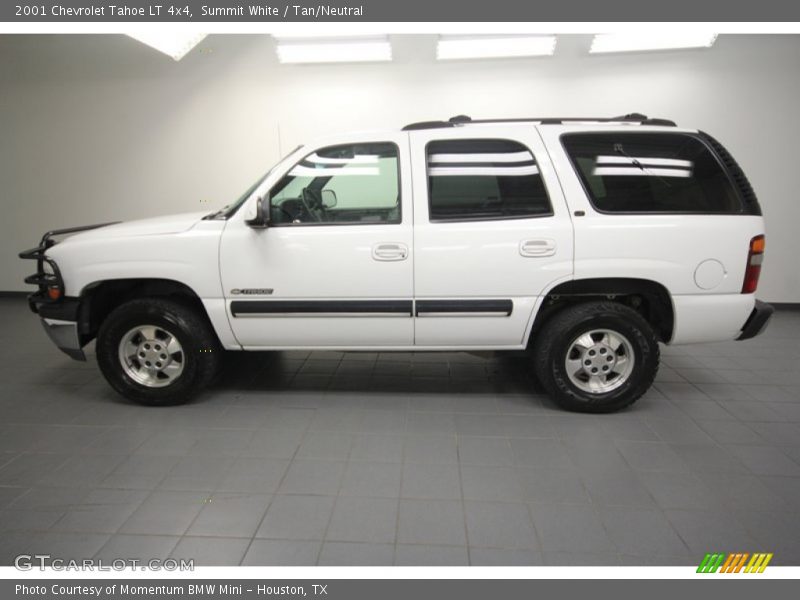 Summit White / Tan/Neutral 2001 Chevrolet Tahoe LT 4x4