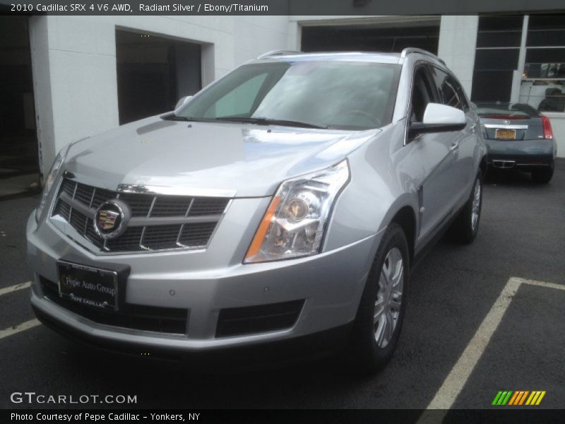 Radiant Silver / Ebony/Titanium 2010 Cadillac SRX 4 V6 AWD