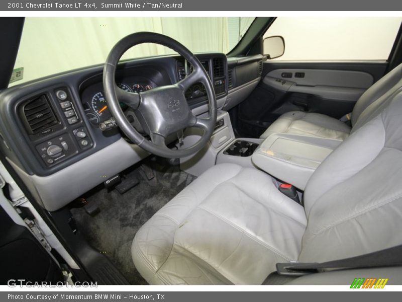 Summit White / Tan/Neutral 2001 Chevrolet Tahoe LT 4x4