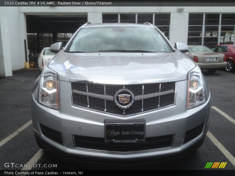 Radiant Silver / Ebony/Titanium 2010 Cadillac SRX 4 V6 AWD