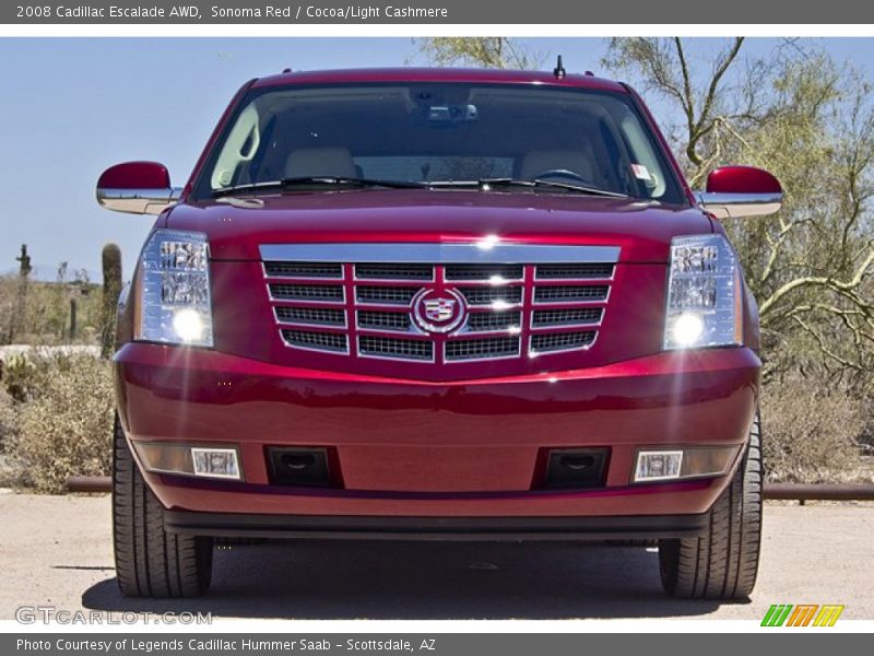  2008 Escalade AWD Sonoma Red