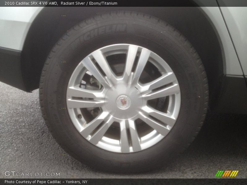 Radiant Silver / Ebony/Titanium 2010 Cadillac SRX 4 V6 AWD
