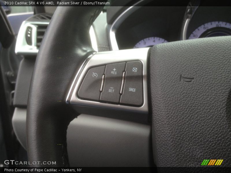Radiant Silver / Ebony/Titanium 2010 Cadillac SRX 4 V6 AWD