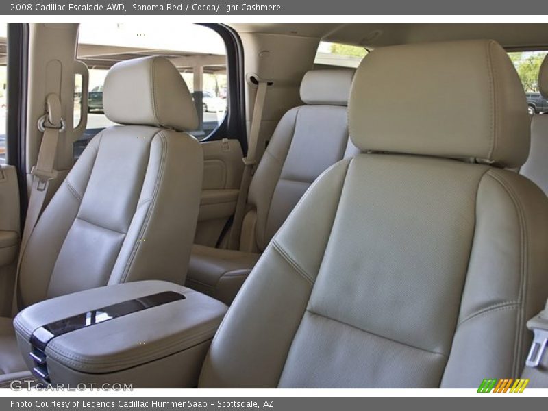 Sonoma Red / Cocoa/Light Cashmere 2008 Cadillac Escalade AWD