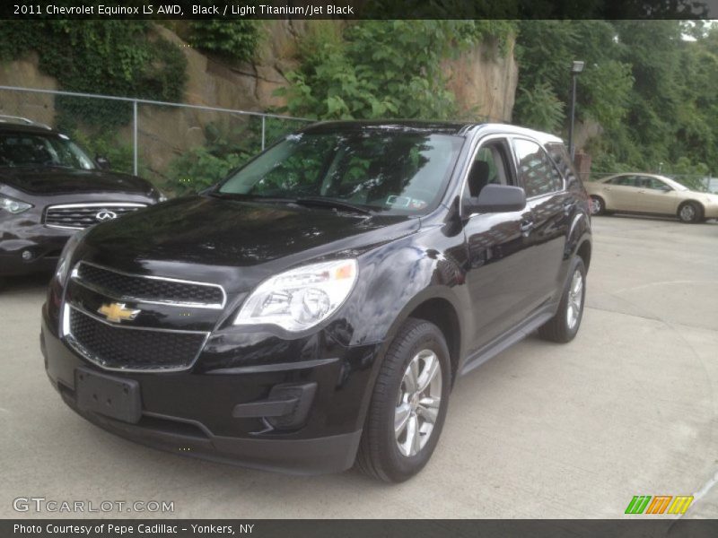 Black / Light Titanium/Jet Black 2011 Chevrolet Equinox LS AWD