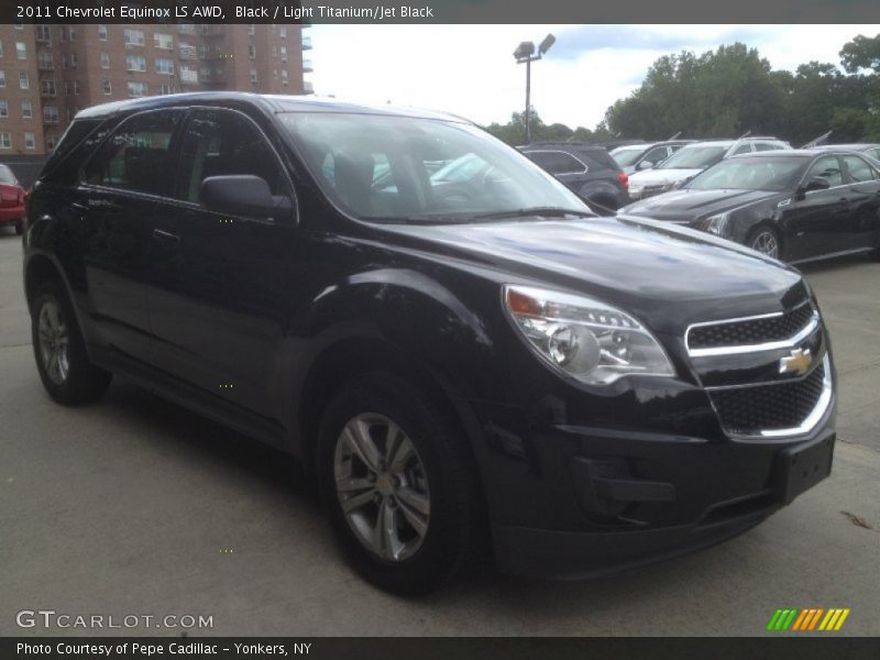 Black / Light Titanium/Jet Black 2011 Chevrolet Equinox LS AWD