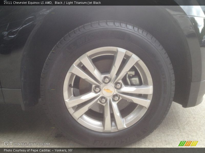Black / Light Titanium/Jet Black 2011 Chevrolet Equinox LS AWD