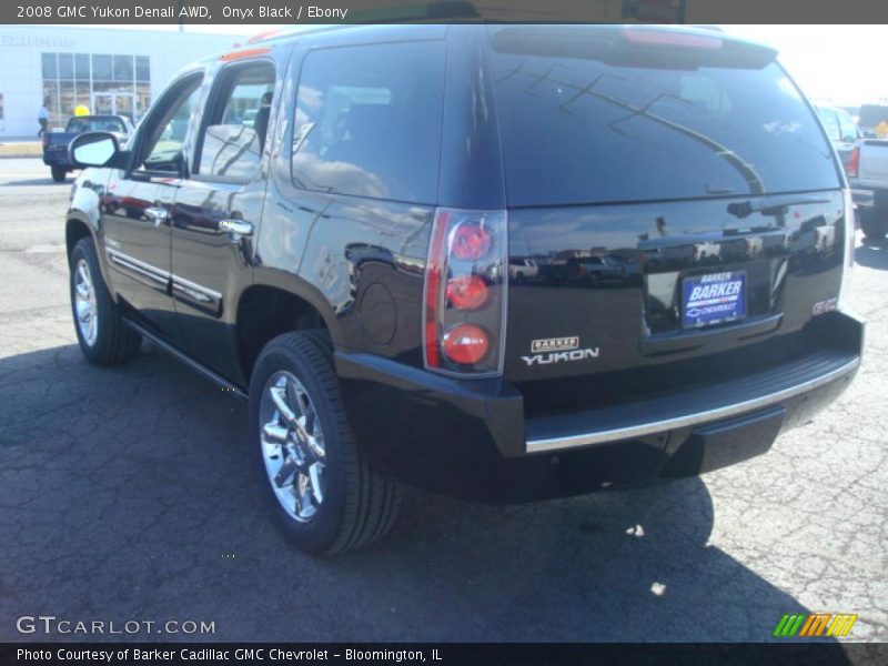 Onyx Black / Ebony 2008 GMC Yukon Denali AWD