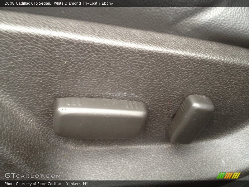 White Diamond Tri-Coat / Ebony 2008 Cadillac CTS Sedan