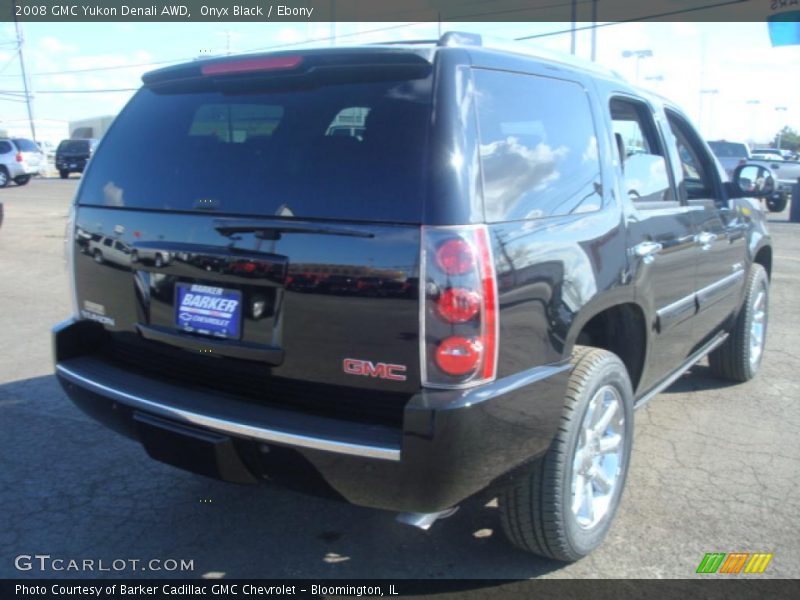 Onyx Black / Ebony 2008 GMC Yukon Denali AWD