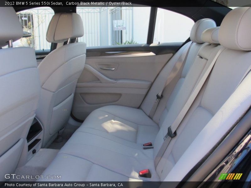 Carbon Black Metallic / Oyster/Black 2012 BMW 5 Series 550i Sedan