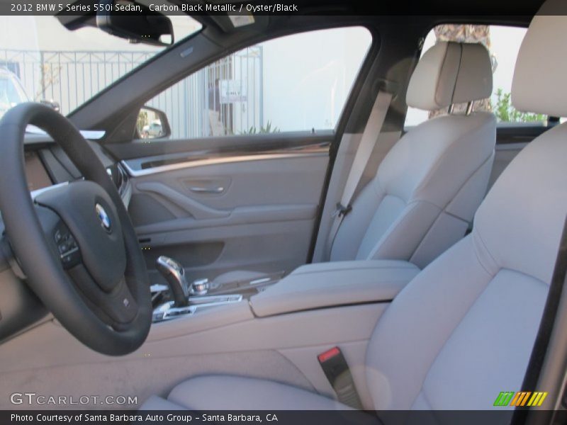 Carbon Black Metallic / Oyster/Black 2012 BMW 5 Series 550i Sedan