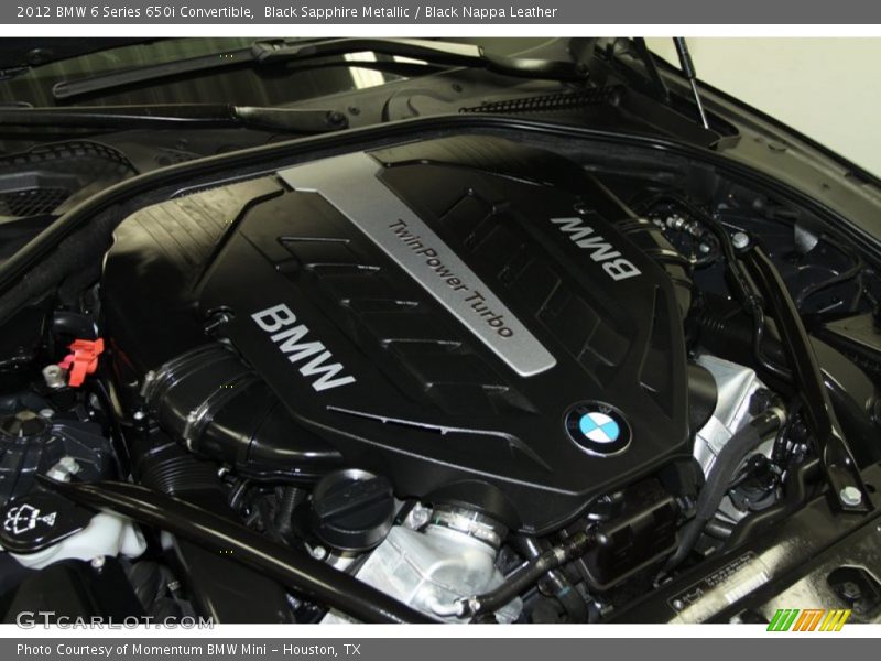  2012 6 Series 650i Convertible Engine - 4.4 Liter DI TwinPower Turbo DOHC 32-Valve VVT V8