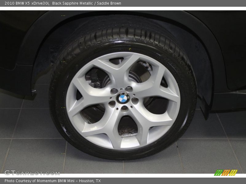 Black Sapphire Metallic / Saddle Brown 2010 BMW X5 xDrive30i