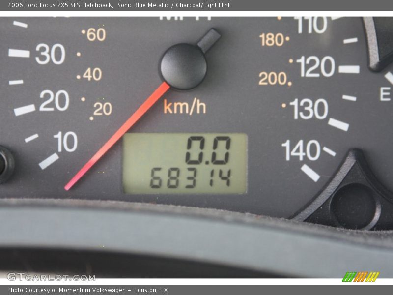 Sonic Blue Metallic / Charcoal/Light Flint 2006 Ford Focus ZX5 SES Hatchback