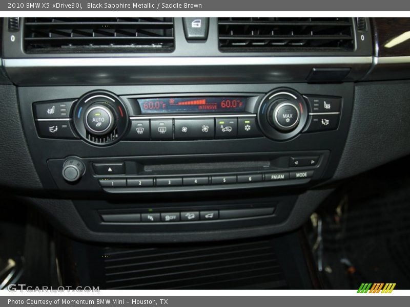 Black Sapphire Metallic / Saddle Brown 2010 BMW X5 xDrive30i