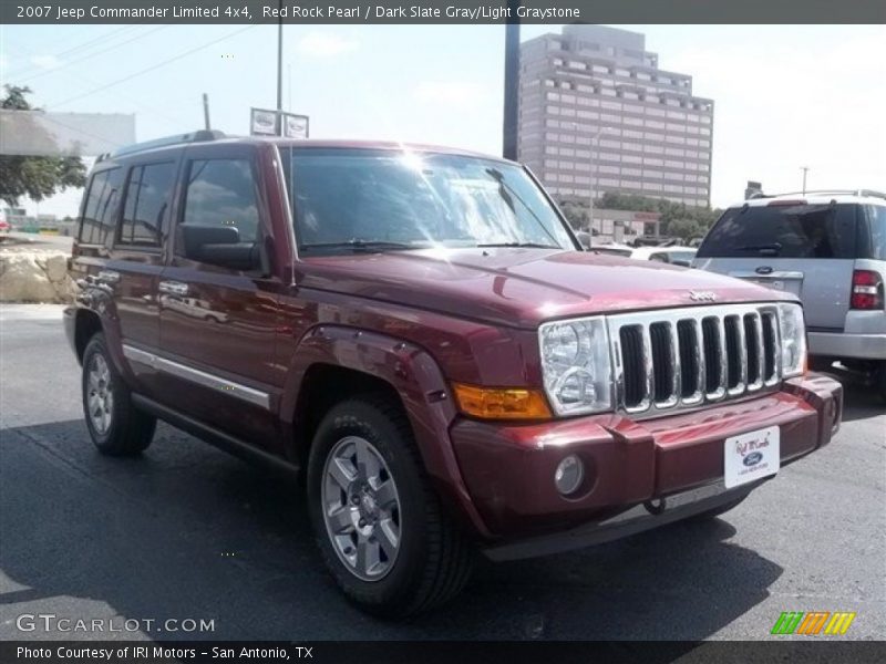 Red Rock Pearl / Dark Slate Gray/Light Graystone 2007 Jeep Commander Limited 4x4