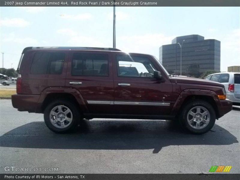 Red Rock Pearl / Dark Slate Gray/Light Graystone 2007 Jeep Commander Limited 4x4