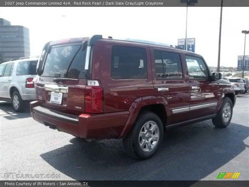 Red Rock Pearl / Dark Slate Gray/Light Graystone 2007 Jeep Commander Limited 4x4