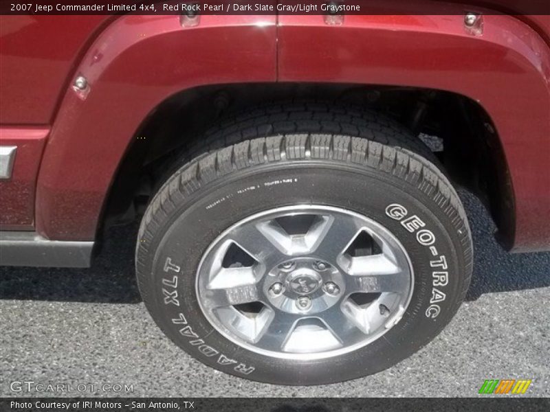 Red Rock Pearl / Dark Slate Gray/Light Graystone 2007 Jeep Commander Limited 4x4