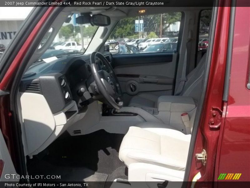 Red Rock Pearl / Dark Slate Gray/Light Graystone 2007 Jeep Commander Limited 4x4