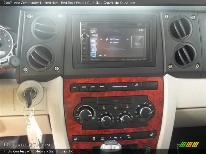 Red Rock Pearl / Dark Slate Gray/Light Graystone 2007 Jeep Commander Limited 4x4