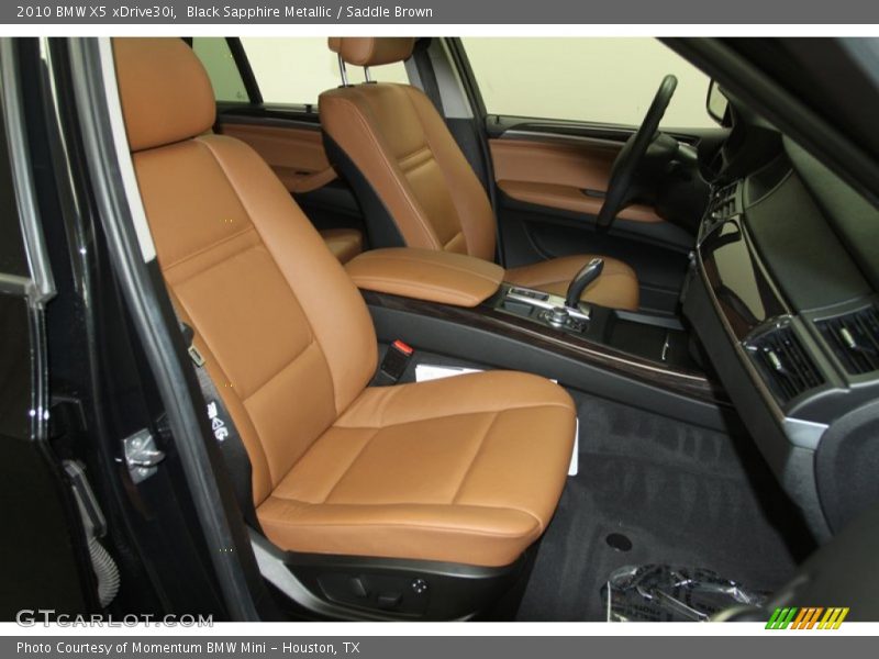 Black Sapphire Metallic / Saddle Brown 2010 BMW X5 xDrive30i