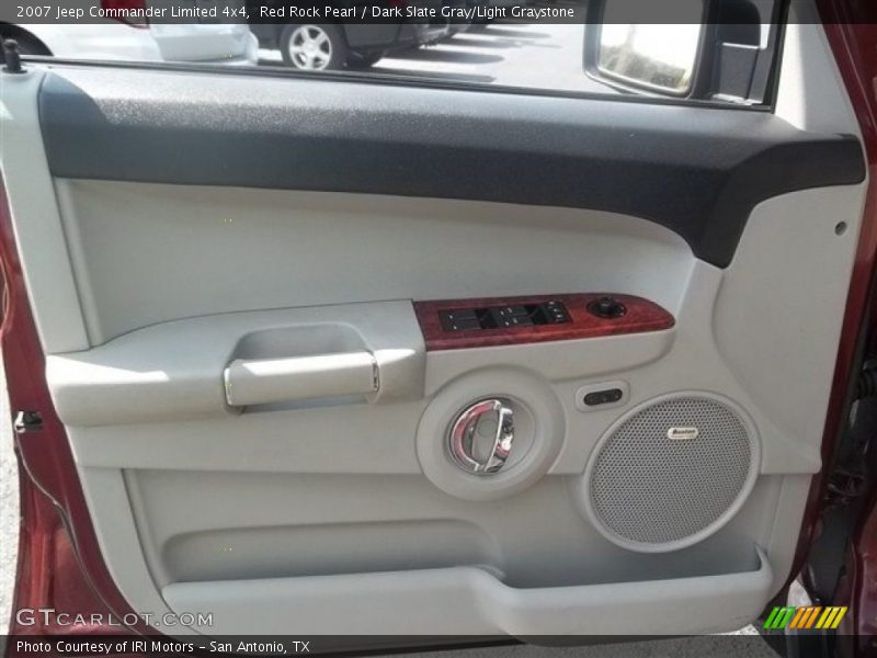 Red Rock Pearl / Dark Slate Gray/Light Graystone 2007 Jeep Commander Limited 4x4