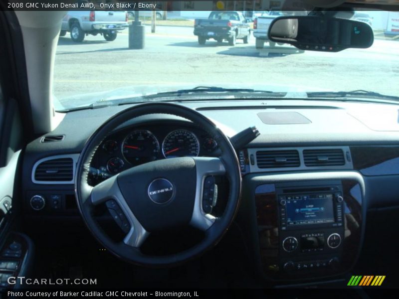 Onyx Black / Ebony 2008 GMC Yukon Denali AWD
