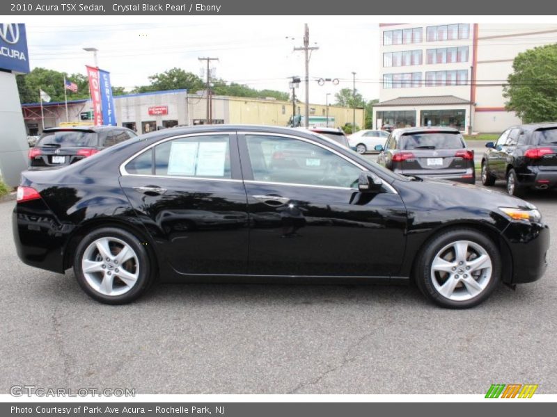 Crystal Black Pearl / Ebony 2010 Acura TSX Sedan