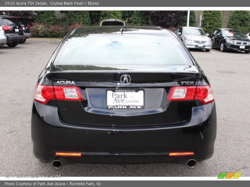 Crystal Black Pearl / Ebony 2010 Acura TSX Sedan