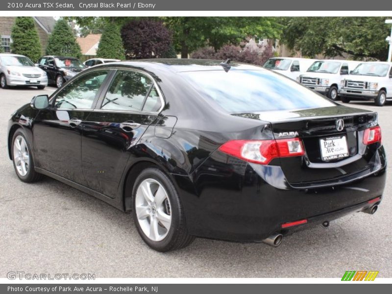 Crystal Black Pearl / Ebony 2010 Acura TSX Sedan
