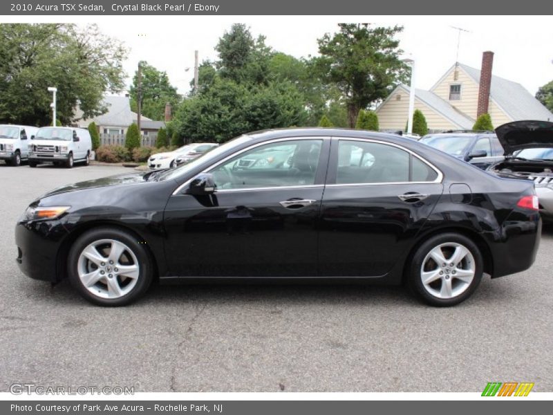 Crystal Black Pearl / Ebony 2010 Acura TSX Sedan