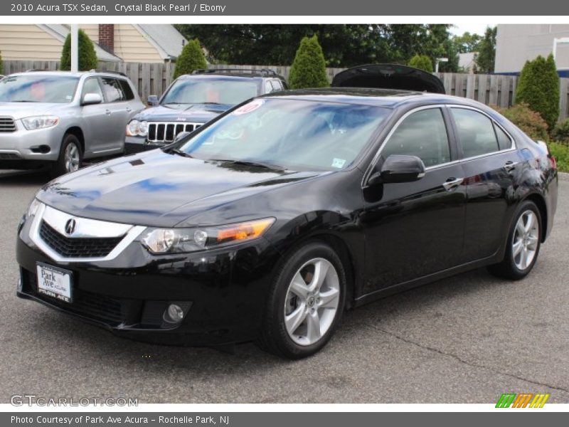 Crystal Black Pearl / Ebony 2010 Acura TSX Sedan